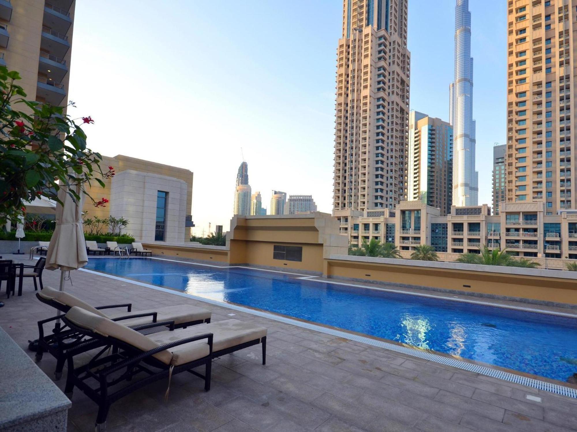 Lux 1Br 2 Min To Burj Khalifa Leilighet Dubai Eksteriør bilde